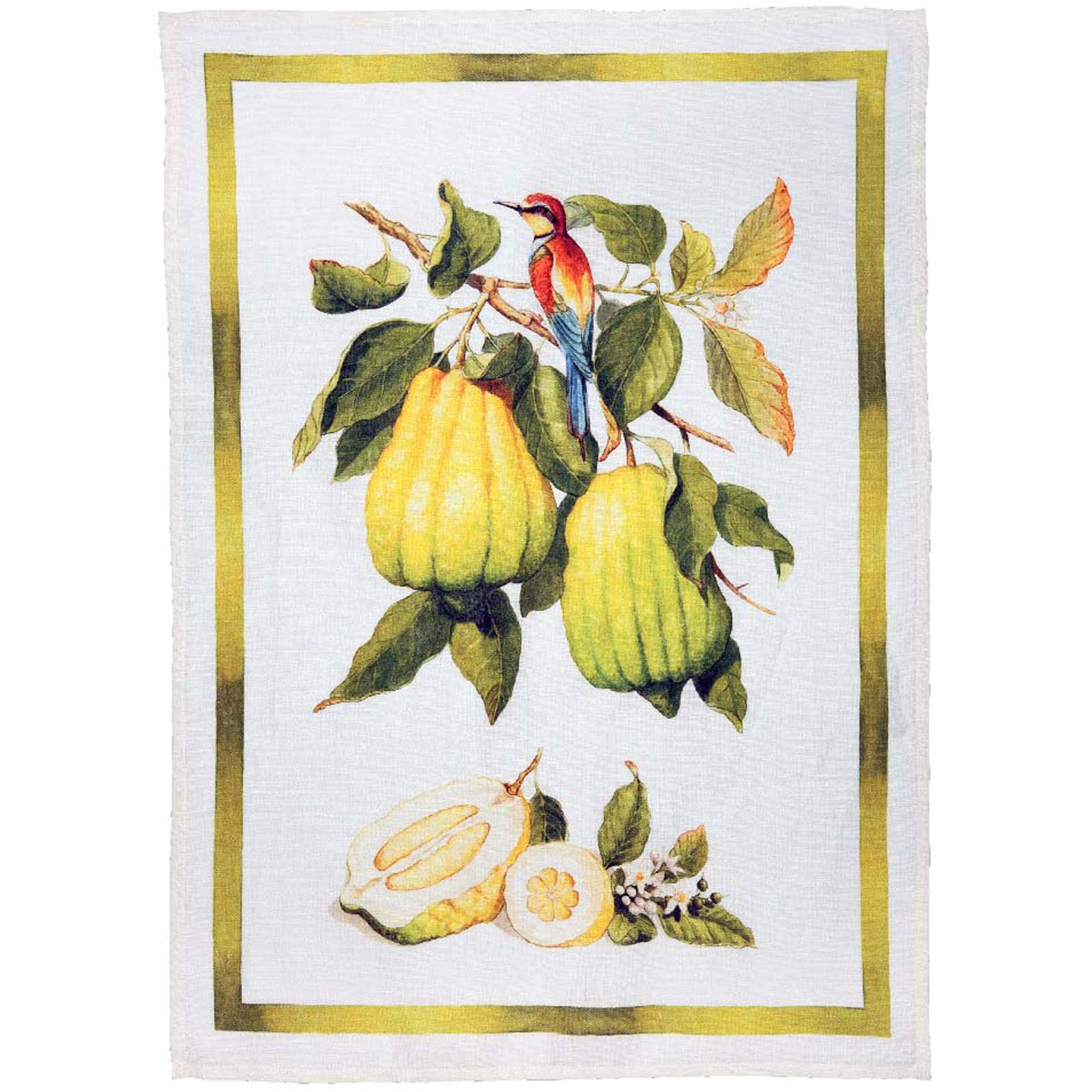 Limoncello Tea Towel by Tessitura Toscana Telerie