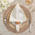 Palisade Placemat in Gold & Silver by Kim Seybert