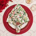 Palisade Placemat in Red by Kim Seybert
