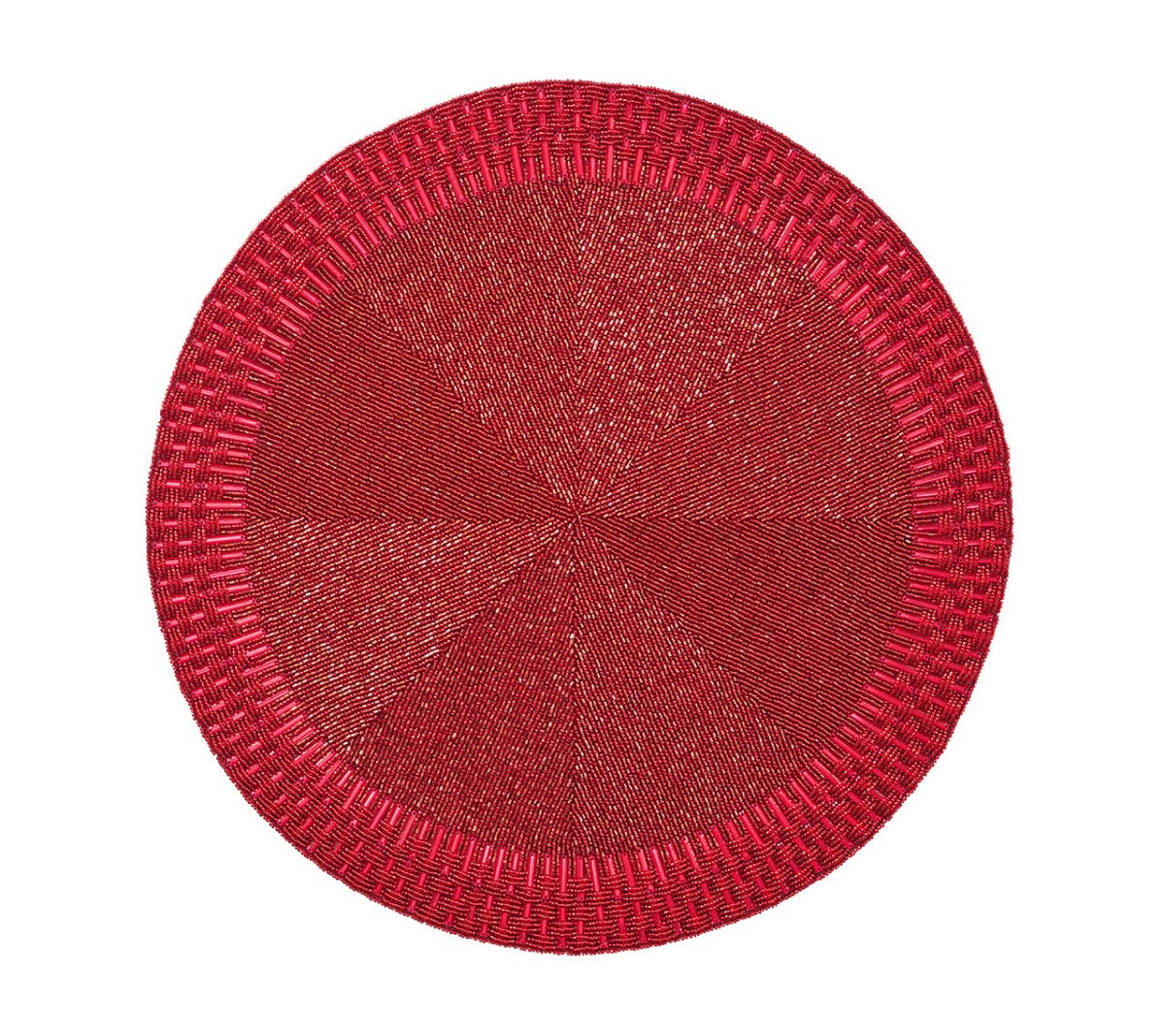 Palisade Placemat in Red by Kim Seybert