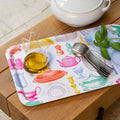 A Table Wood Tray by Le Jacquard Francais