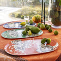 Escapade Tropicale Wood Tray by Le Jacquard Francais