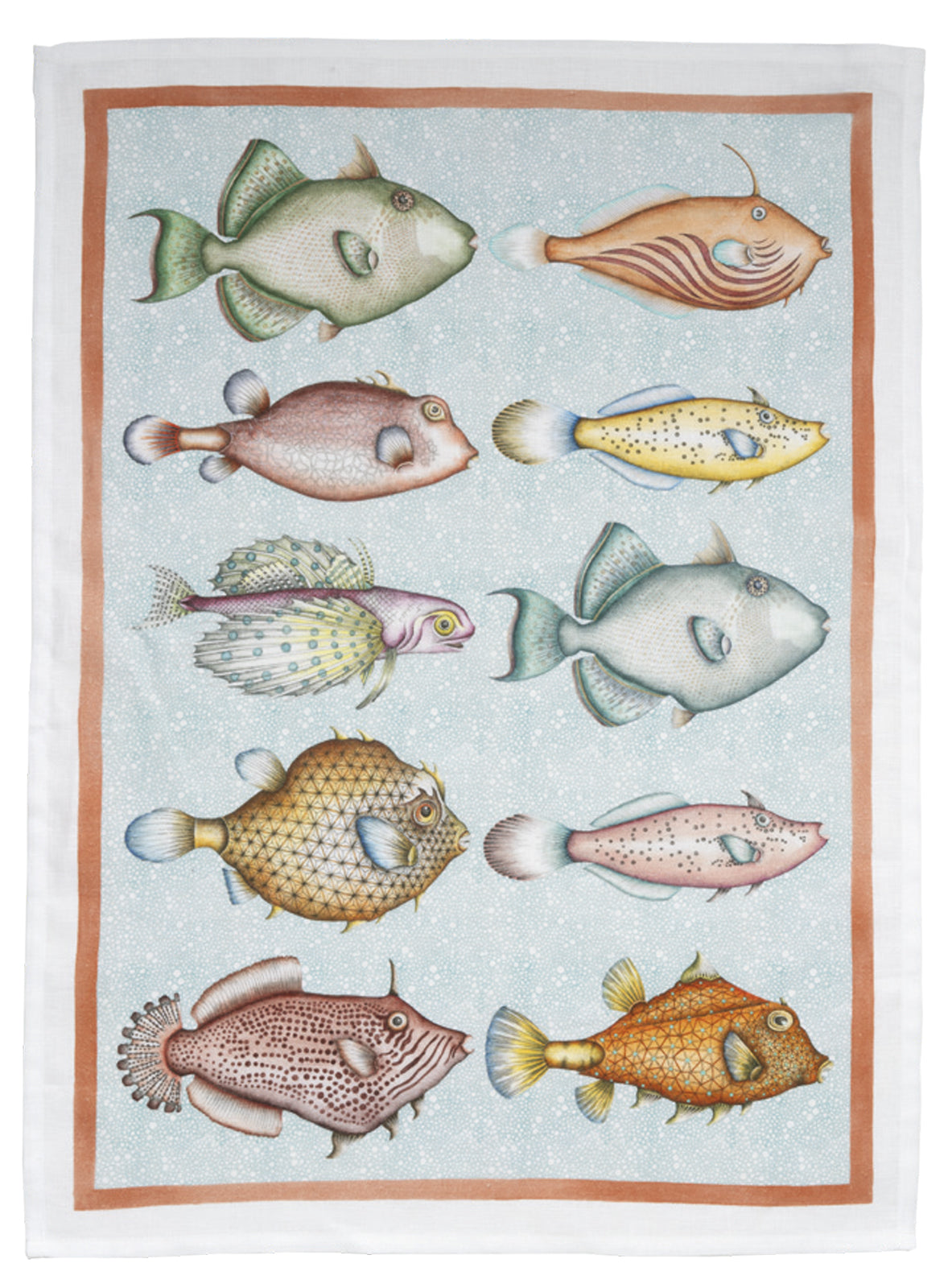 Reef Tea Towel by Tessitura Toscana Telerie