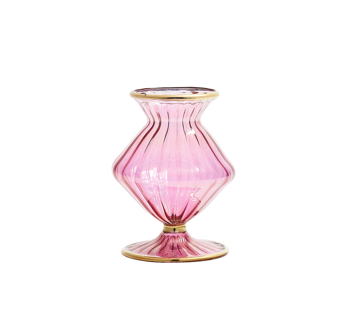 Scallop Bud Vase in Pink by Kim Seybert
