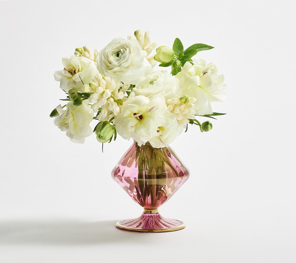 Scallop Bud Vase in Pink by Kim Seybert