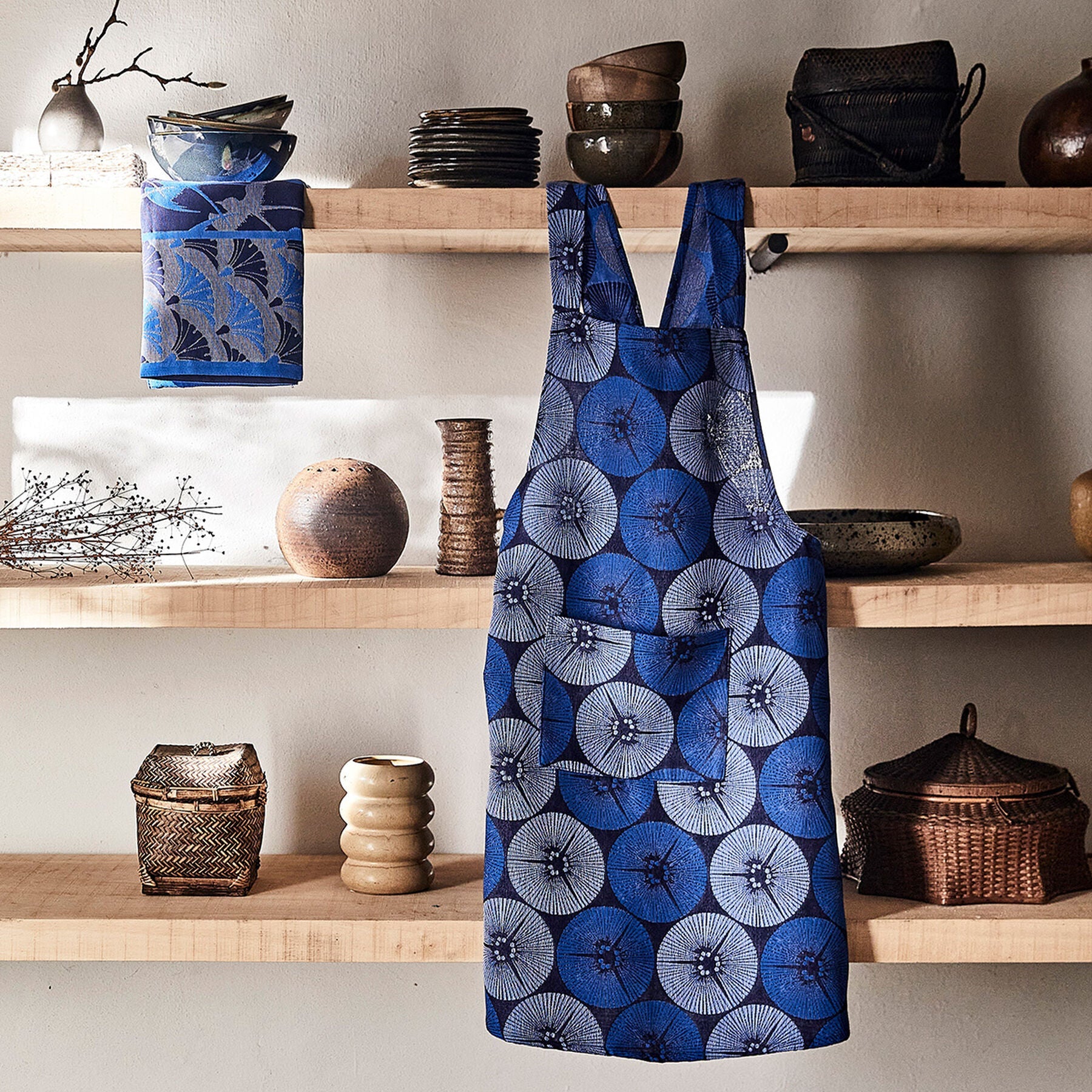 Yukata Cotton Apron by Le Jacquard Francais