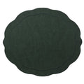 Tailored Placemat in Hunter Green by Kim Seybert