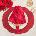 Tailored Placemat in Ruby by Kim Seybert