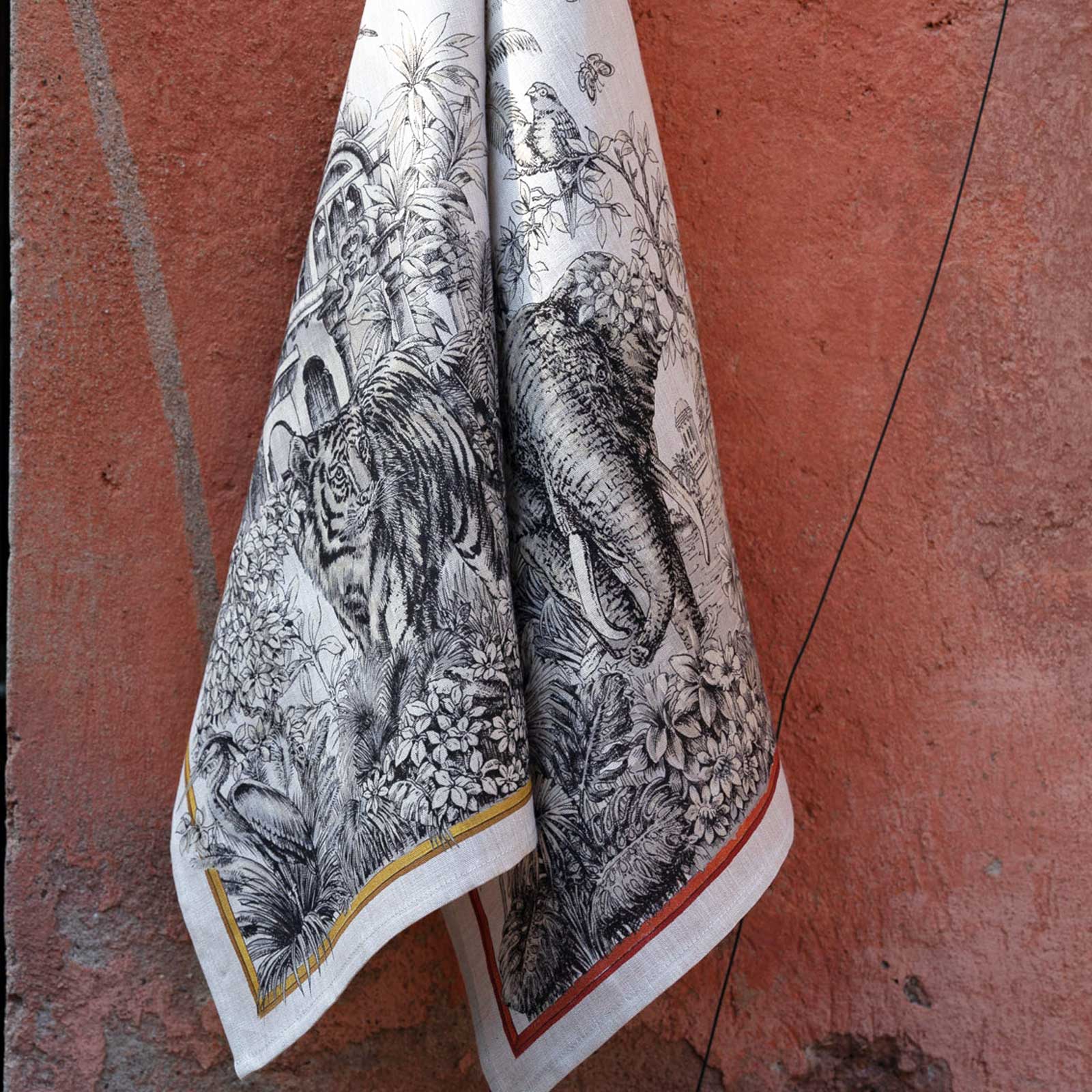 Tantra Tea Towel by Tessitura Toscana Telerie