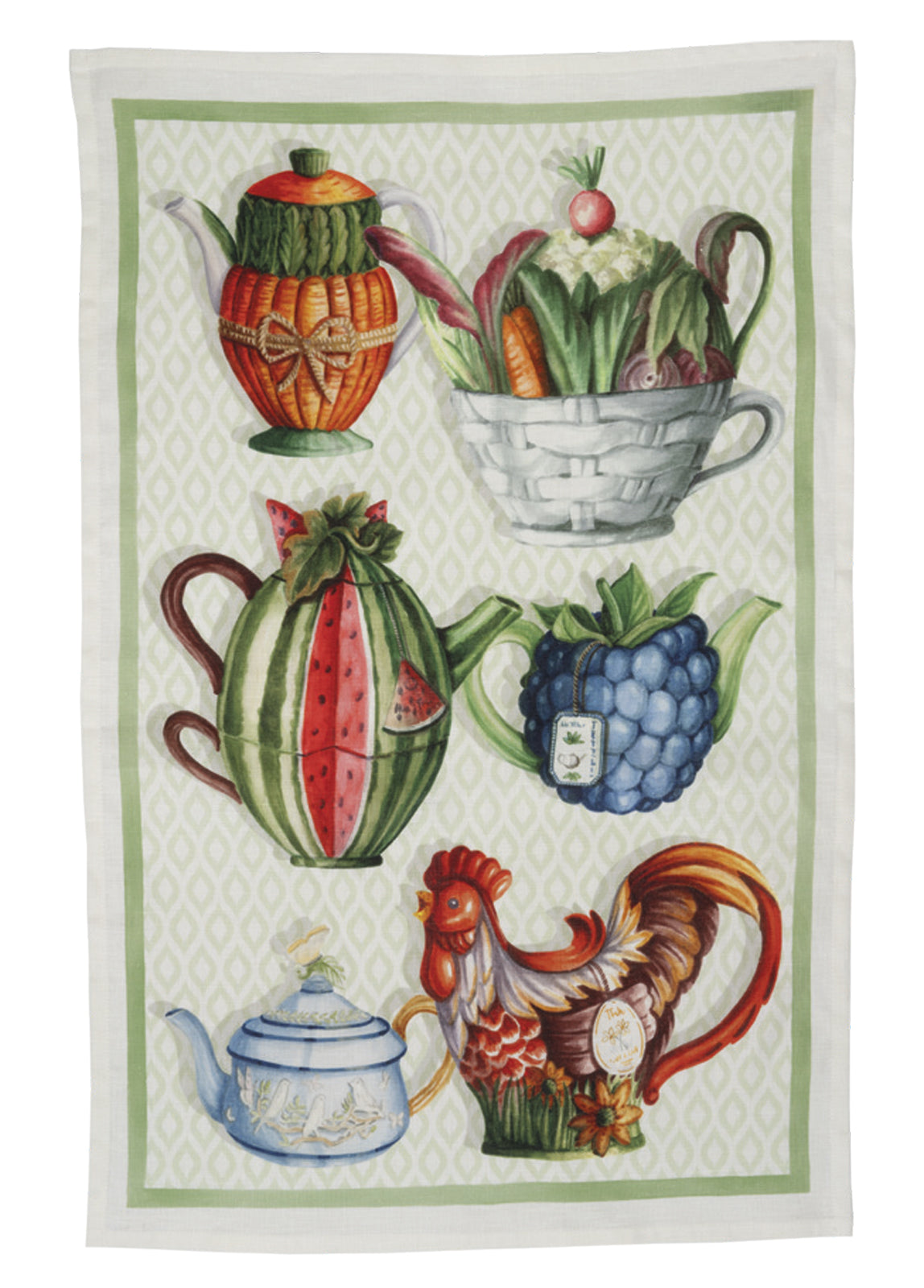 Teabreak Tea Towel by Tessitura Toscana Telerie