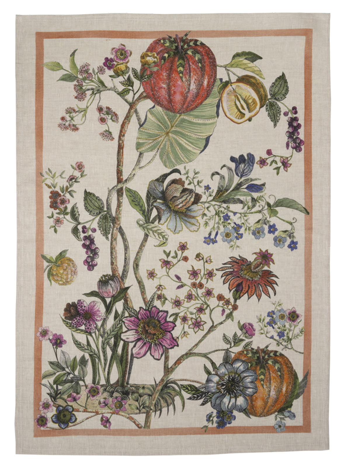 Biloba Tea Towel by Tessitura Toscana Telerie