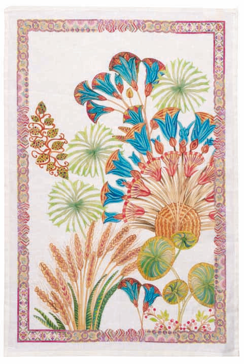Papyro Tea Towel by Tessitura Toscana Telerie