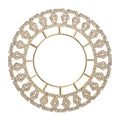 Tiara Charger in Gold & Crystal by Kim Seybert