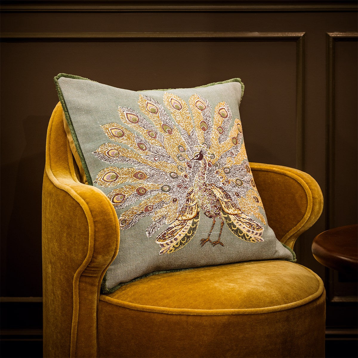 Voliere Decorative Pillow by Yves Delorme
