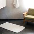 Linen Snow Bath Rugs by Graccioza