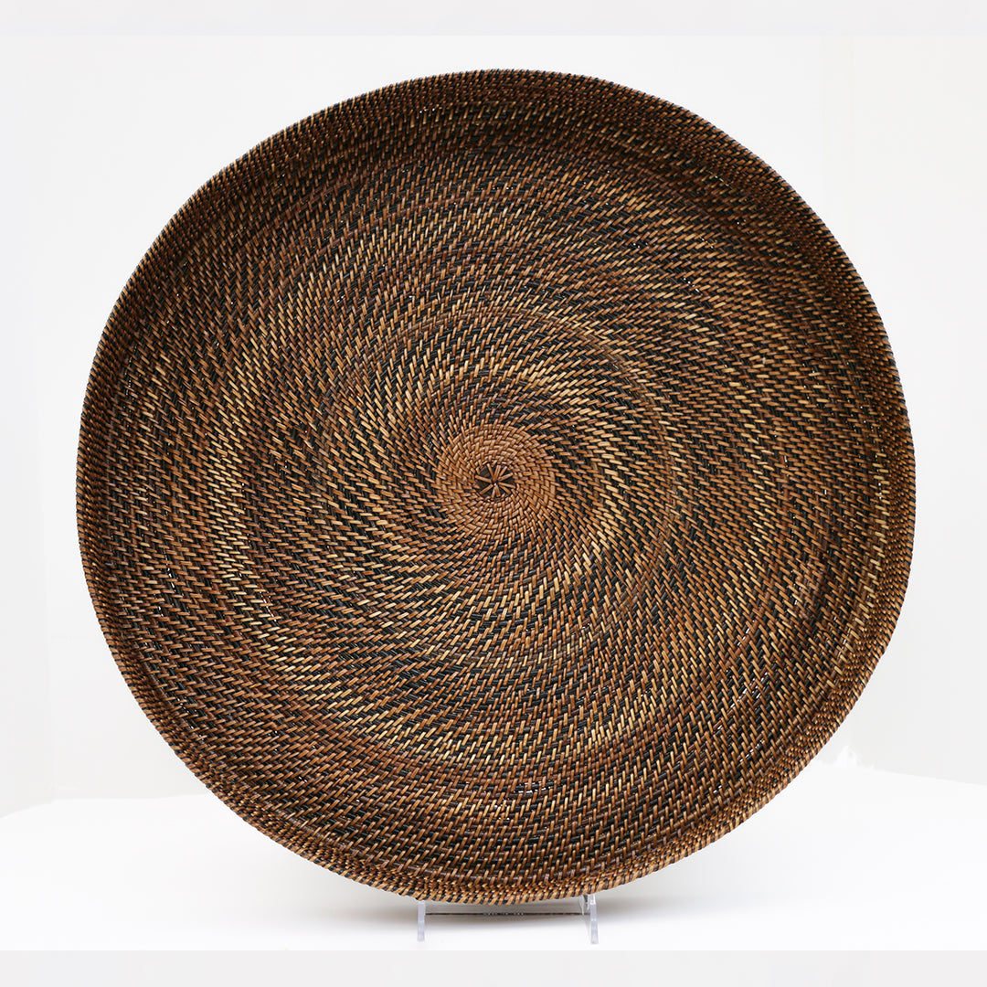 Woven Round Serving Tray by Calaisio