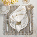 Matrix Napkin Ring in Gold by Kim Seybert