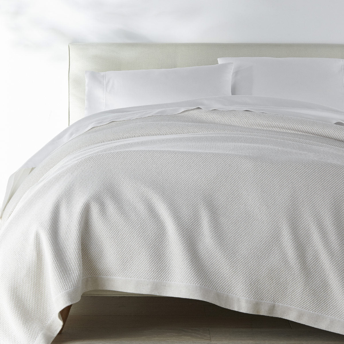 Portico Woven Blanket by Peacock Alley
