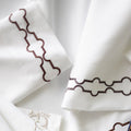 Tempo Embroidered Sateen Bed Linens - Pioneer Linens
