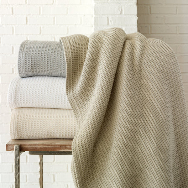 Riviera Waffle Weave Blankets
