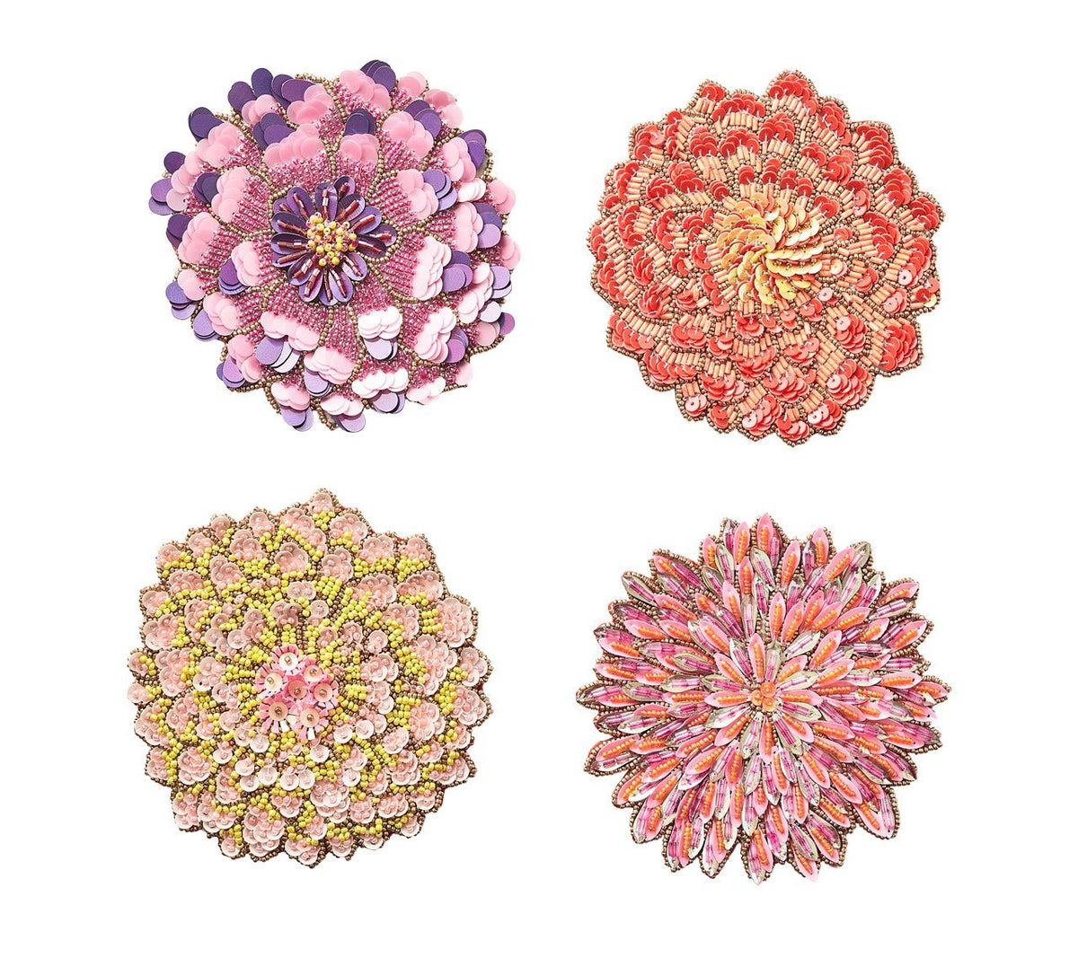 Dahlia Drink Coasters by Kim Seybert