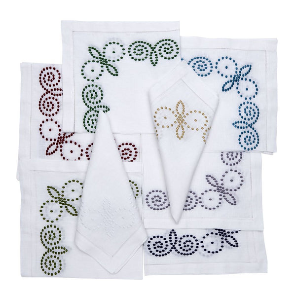 Henna Embroidered Napkins