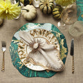 Fringe Tablecloth in Natural & Silver by Kim Seybert