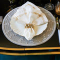 Matrix Napkin Ring in Gold by Kim Seybert