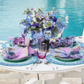 Ray Placemat in Periwinkle & Seafoam by Kim Seybert