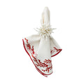 Amalfi Napkin Rings in White by Kim Seybert