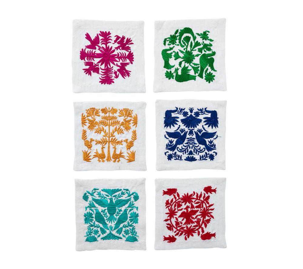 Otomi Cocktail Napkins in Multi by Kim Seybert