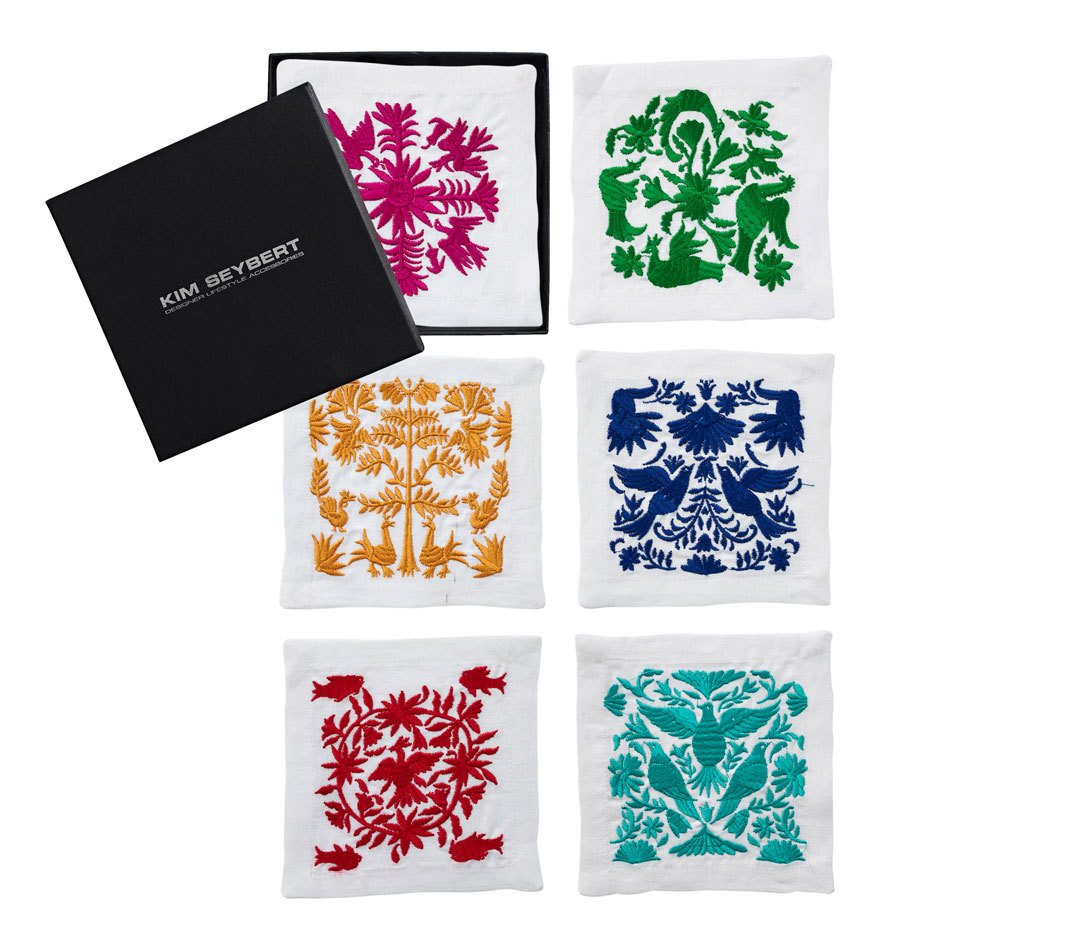 Otomi Cocktail Napkins in Multi by Kim Seybert