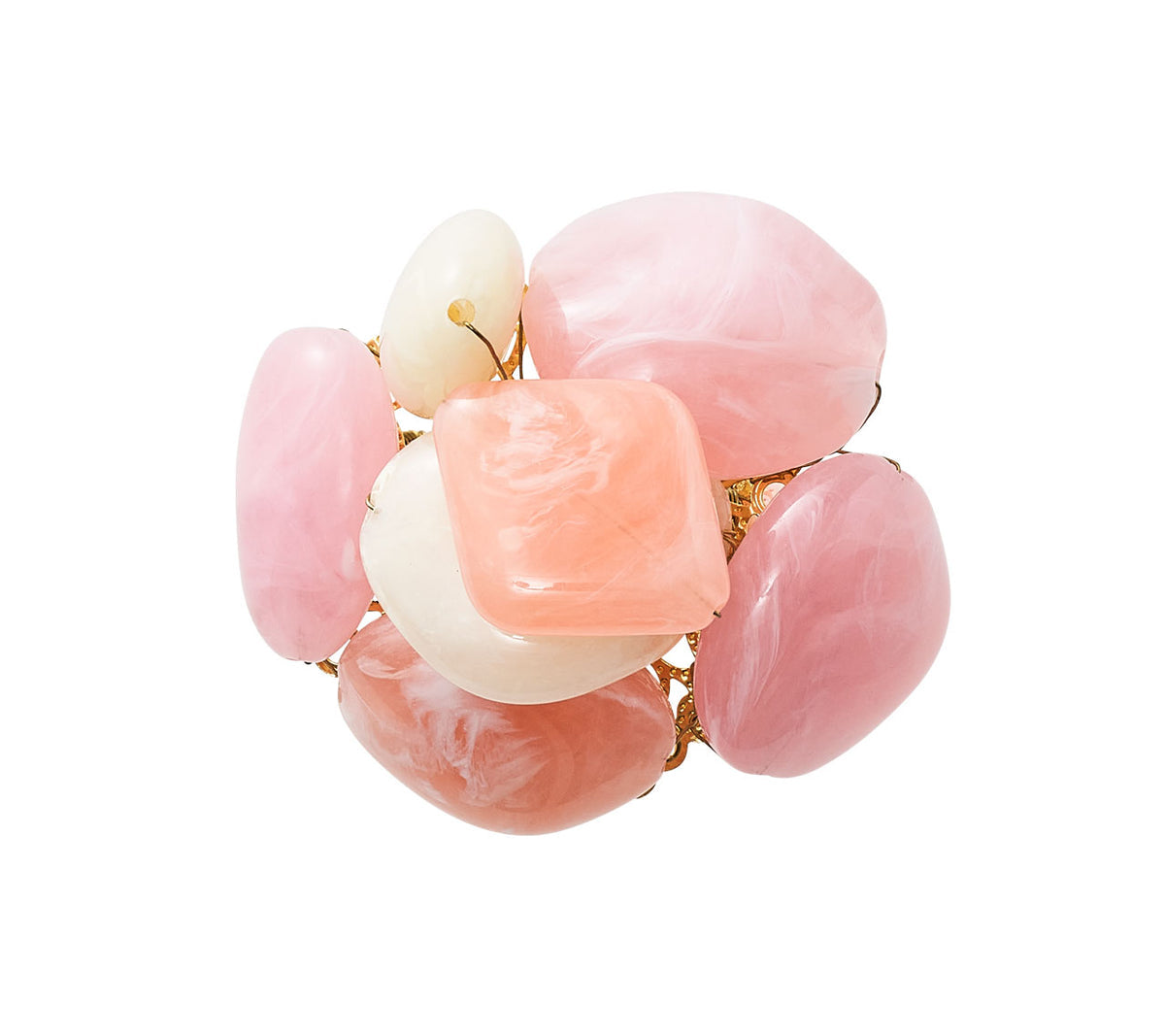 Sea Stone Napkin Ring in Blush by Kim Seybert
