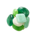 Sea Stone Napkin Rings in Green, Set of 4 by Kim Seybert