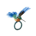 Humm Napkin Rings in Blue & Green by Kim Seybert