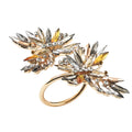 Butterflies Napkin Ring in Champagne & Crystal by Kim Seybert