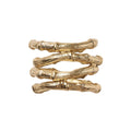 Bamboo Napkin Ring in Gold by Kim Seybert