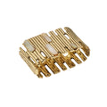 Matrix Napkin Ring in Gold by Kim Seybert