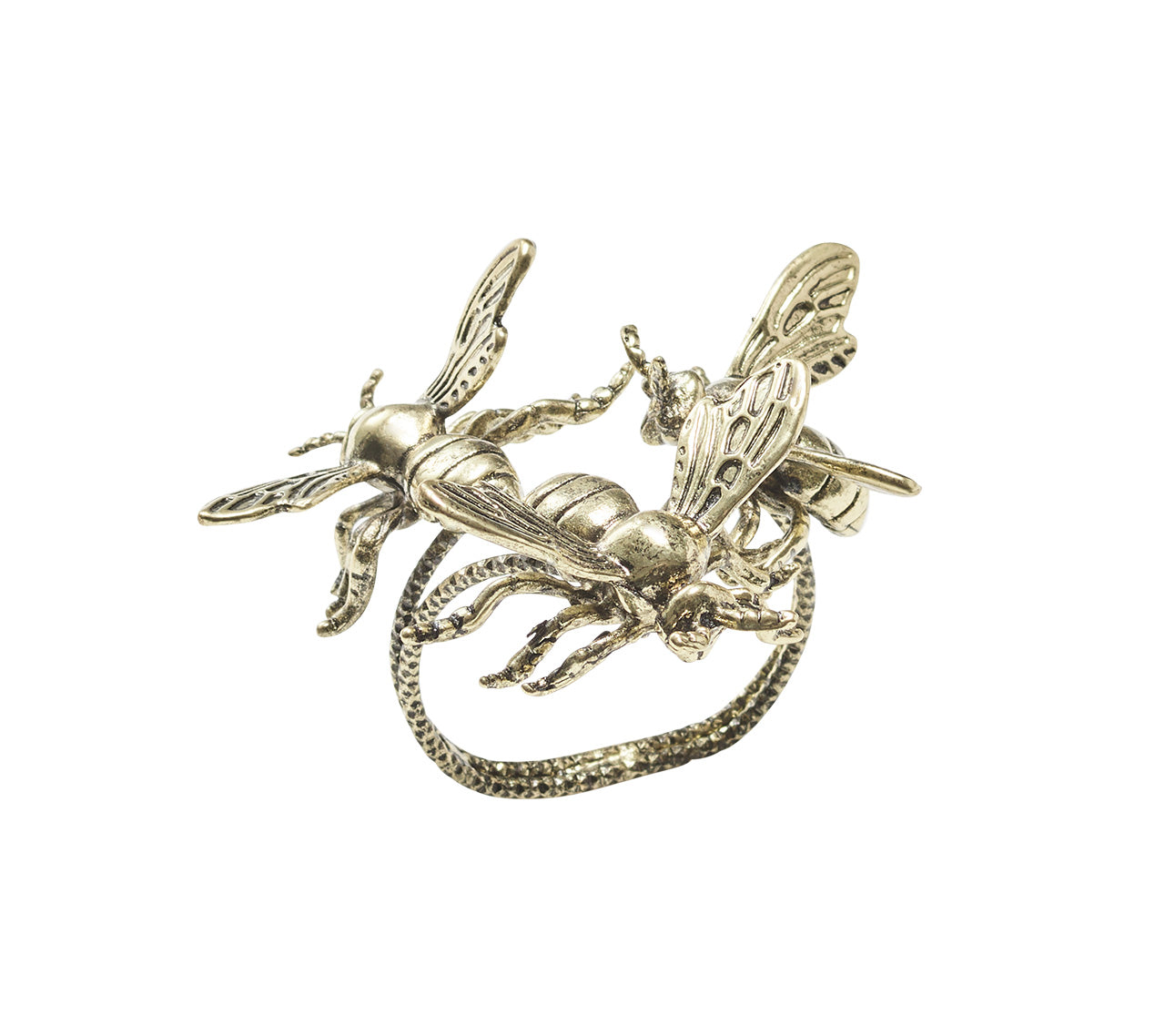 Hive Napkin Ring in Gold by Kim Seybert