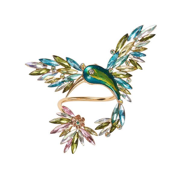 Hummingbird Napkin Ring in Multi