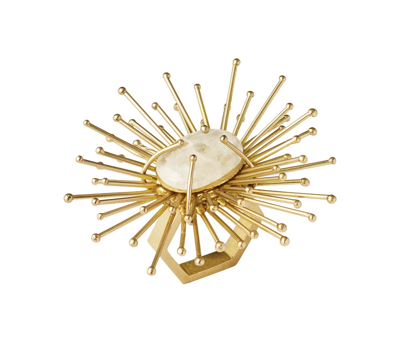 Flare Napkin Ring in Gold by Kim Seybert