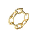 Chain Link Napkin Ring in Gold by Kim Seybert