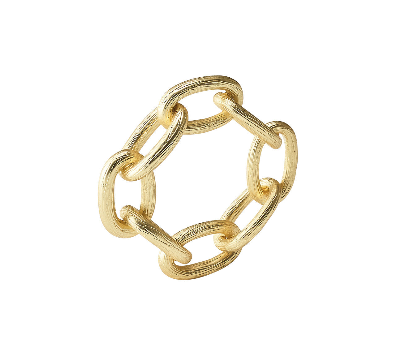 Chain Link Napkin Ring in Gold by Kim Seybert