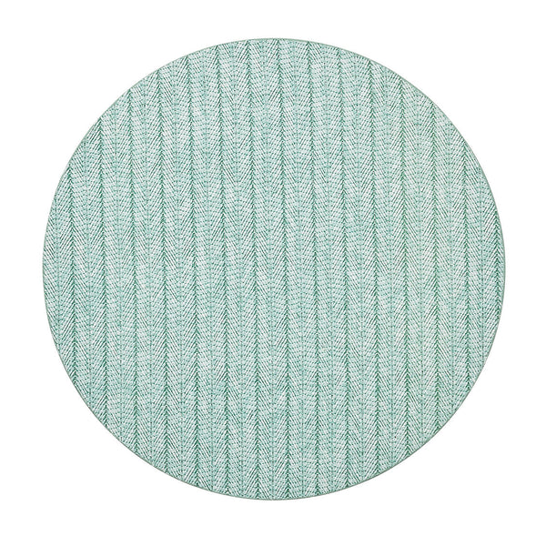 Herringbone Placemat in Seafoam