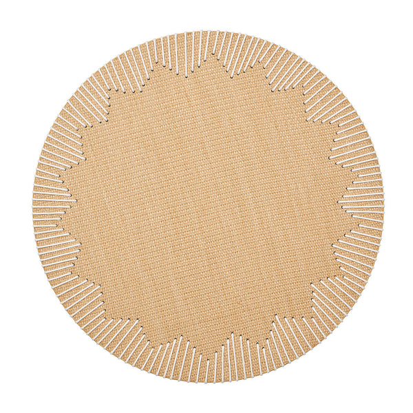 Dream Weaver Placemat in Natural & White