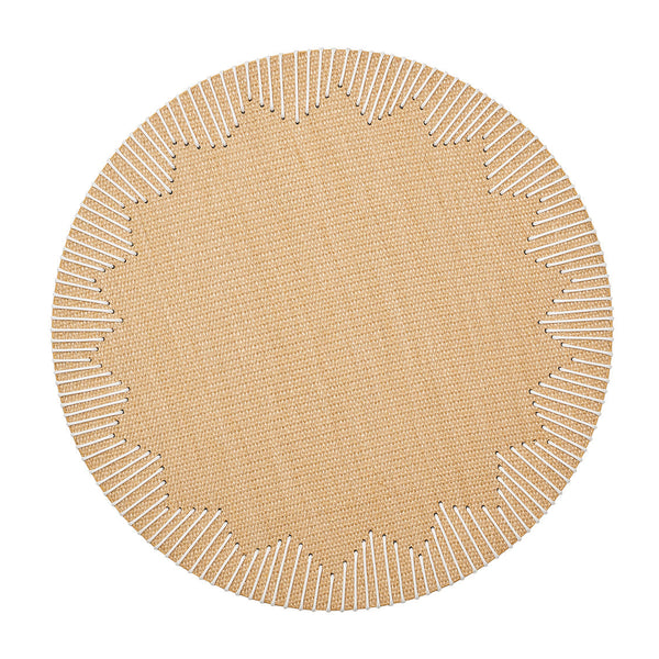 Dream Weaver Placemat in Natural & White