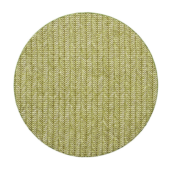 Chevron Placemat in Moss