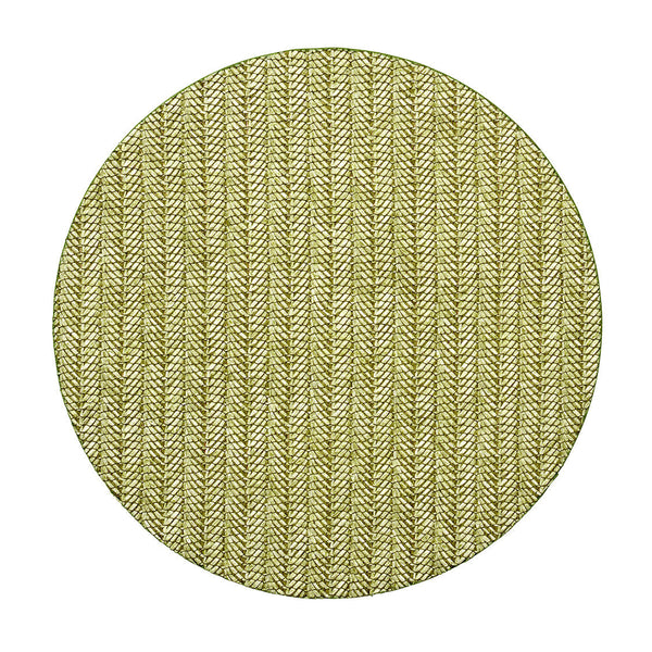 Chevron Placemat in Moss