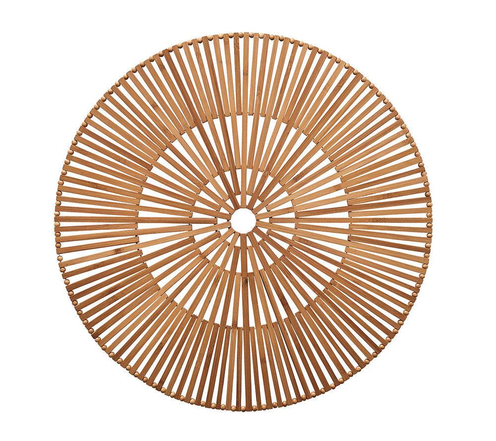 Spoke Placemat in Brown by Kim Seybert