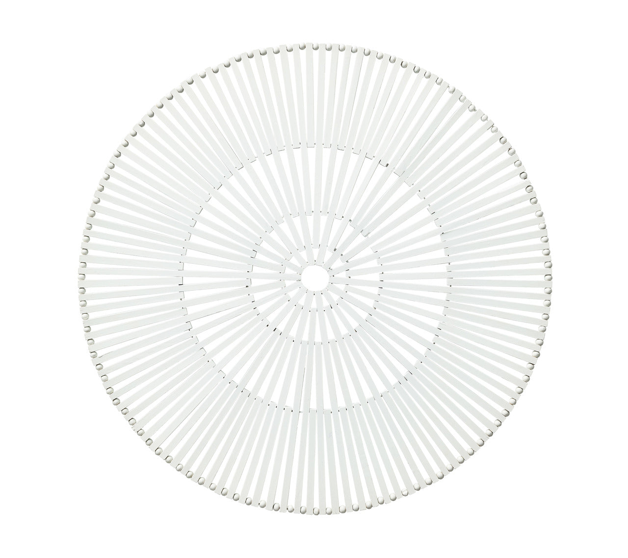Spoke Placemat in White by Kim Seybert